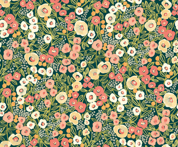 Glasshouse - Flora Ditsy Juniper/Ginger