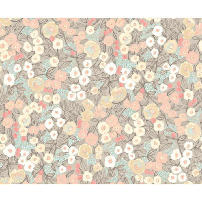 Glasshouse - Flora Ditsy Peach/Dove