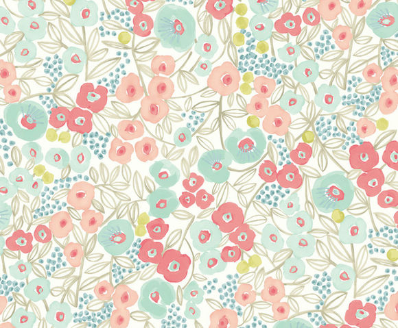 Glasshouse - Flora Coral/Sky