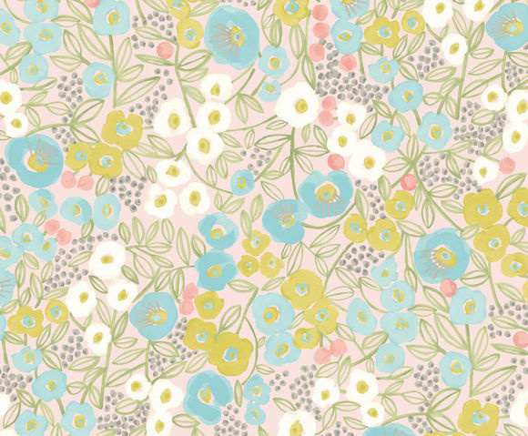 Glasshouse - Flora Blush/Lime