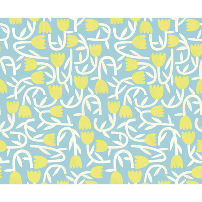 Glasshouse - Tiny Tulip Lime/Sky