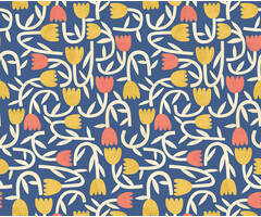 Glasshouse - Tiny Tulip Indigo