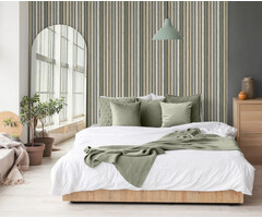 Illusion - houten plankjes beige/groen