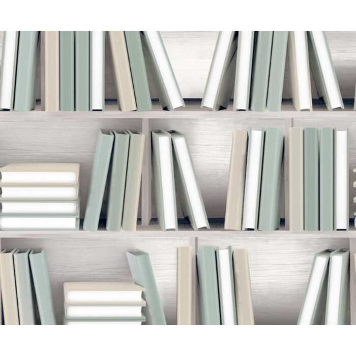 Illusion - boekenplank beige/groen