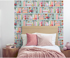 Illusion - boekenplank blauw/multi