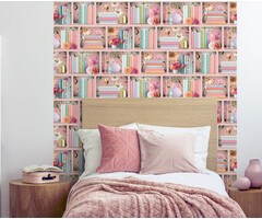 Illusion - boekenplank roze/multi