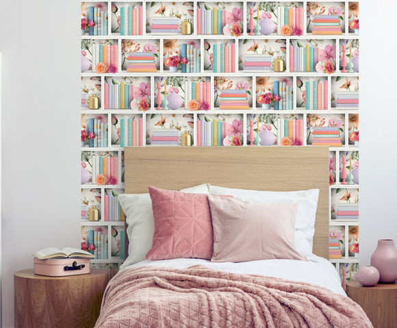 Illusion - boekenplank wit/multi