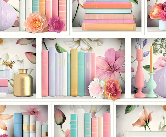 Illusion - boekenplank wit/multi