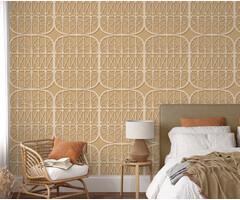 Illusion - trellis lichtbruin