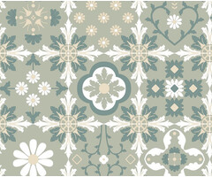 Illusion - tegels groen