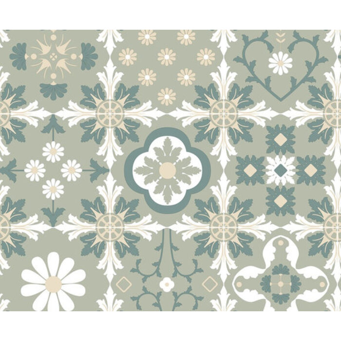 Illusion - tegels groen