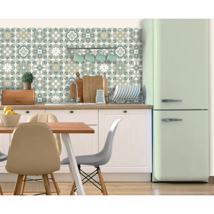 Illusion - tegels groen