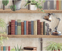 Illusion - boekenplank beige/groen