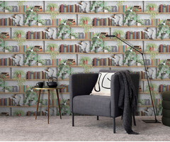 Illusion - boekenplank grijs/groen