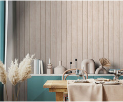 Illusion - houten planken beige