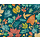 Riches of Nature - Lush Leaves Teal/Corn