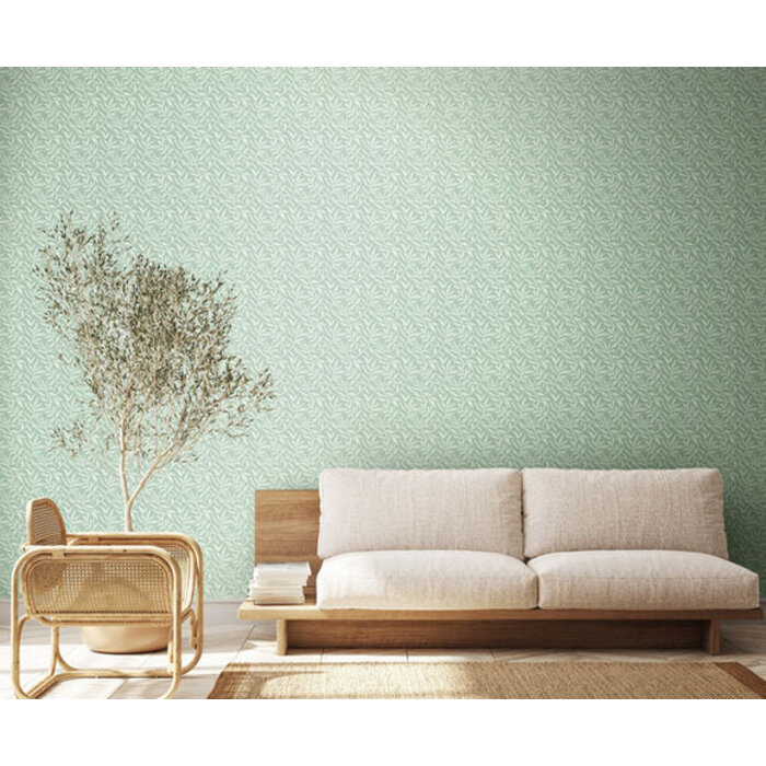 Riches of Nature - Dotty Leaf Seafoam