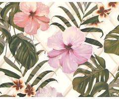 behang tropical bloemen planten bomen 36518-1