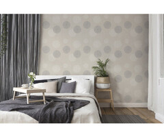 A.S. CRÉATION Vliesbehang 93791-2 Casual Living cirkels beige