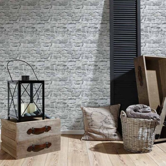 AS Creation Elements 36370-1 - 363701 Grijs / Beige