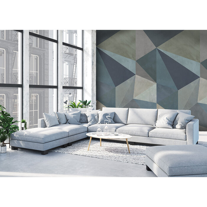 Timeless  Timeless - Honeycomb Blue 200x300cm Artikelnr:  INK7163  Afmeting:  200 x 300 cm  Patroon:  ​  Type:  Vliesbehang