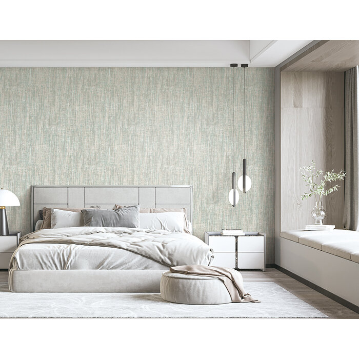 Renaissance 2 - natural basket weave sage green