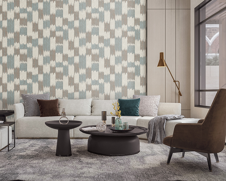 Renaissance 2 Renaissance 2 - textured loom aqua/brown