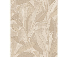 Renaissance 2 - embroidered leaves beige