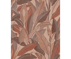 Renaissance 2 - embroidered leaves rust