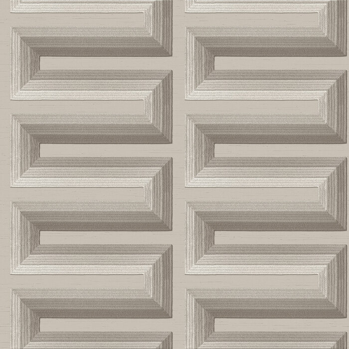 Renaissance 2 - grecian key taupe
