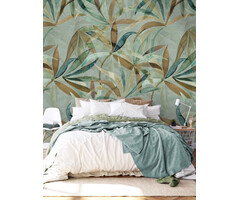 Flowing Leaves Multi 200x280cm