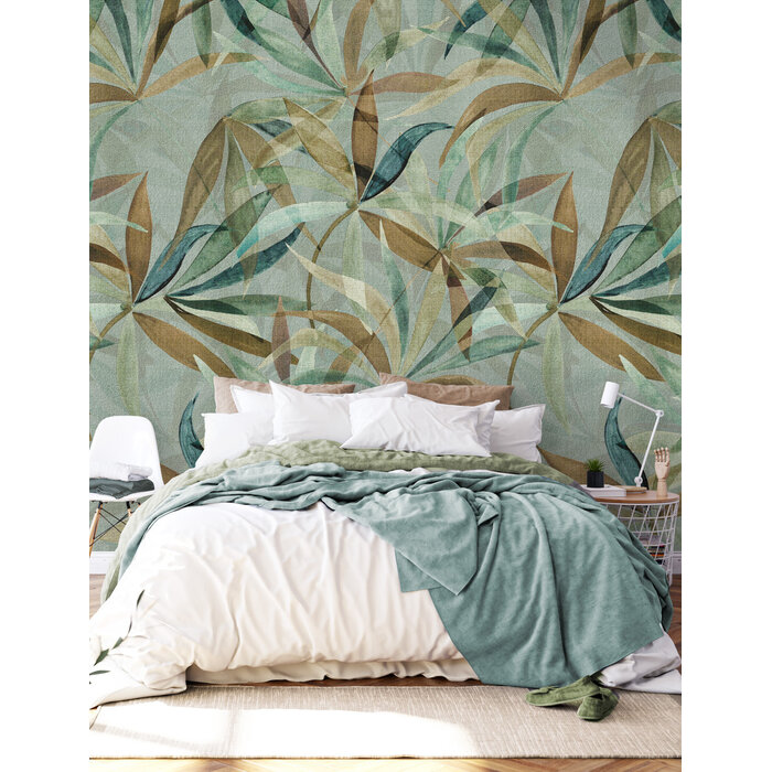 Flowing Leaves Multi 200x280cm