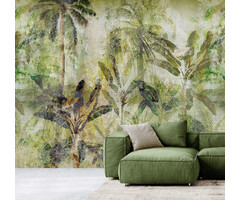 Walk In The Jungle Green 300x280cm