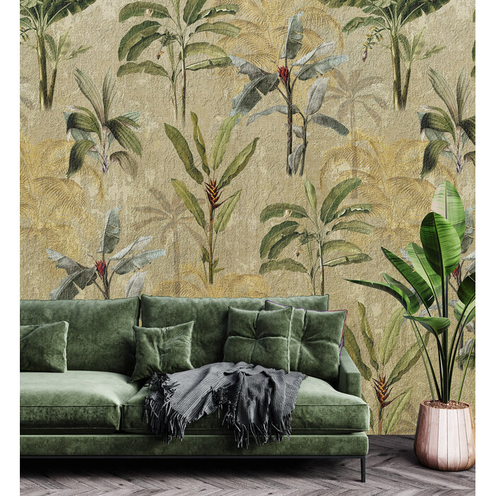 Dreaming of Nature Palm Trees Natural 200x280cm
