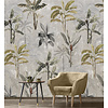 Dreaming of Nature Palm Trees Gray 200x280cm