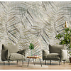 Dreaming of Nature Palm Leaf Love Neutral 200x280cm