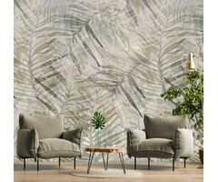 Dreaming of Nature Palm Leaf Love Neutral 200x280cm