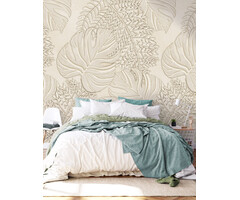 Dreaming of Nature Sculpted Leaves Sand 200x280cm