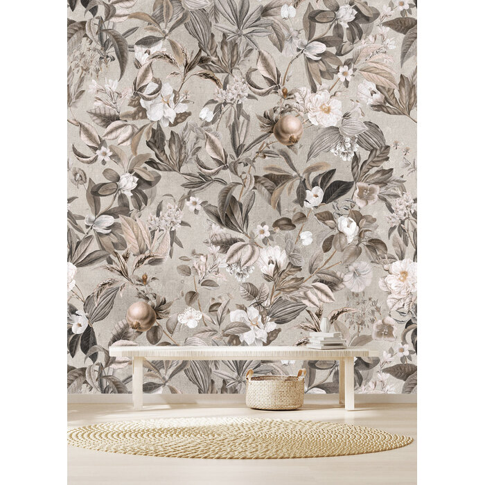 Dreaming of Nature Romantic Nature Gray 200x280cm