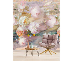 Dreaming of Nature Glitch Museum Roses Lilac 200x280cm