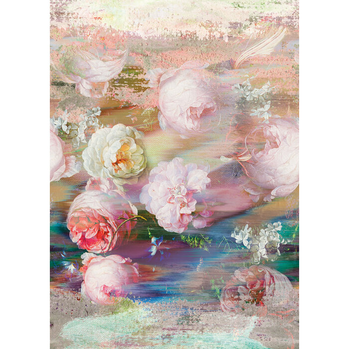 Dreaming of Nature Glitch Museum Roses 200x280cm