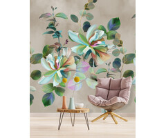 Gouache Floral Neutral 200x280cm