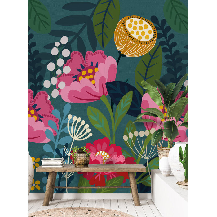 Dreaming of Nature Naif Rose 200x280cm