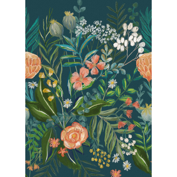 Naif Garden Petrol 200x280cm