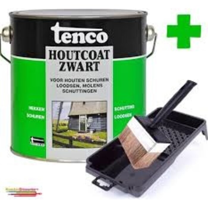 Tenco Tenco Houtcoat Zwart (terpentinebasis)