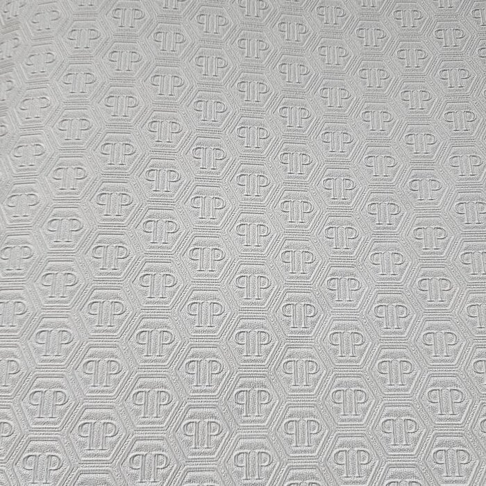 Philipp Plein HHP Philipp Plein behang Logo Grijs Z80060