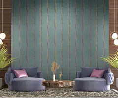 Philipp Plein HHP Philipp Plein behang Streep Groen Z80056