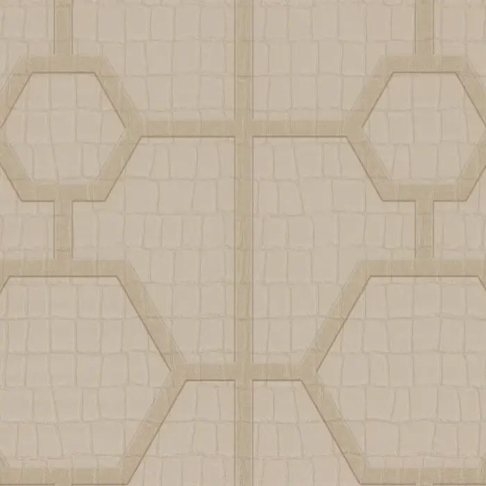 Philipp Plein HHP Philipp Plein behang Art Deco Croco Zand Z80030