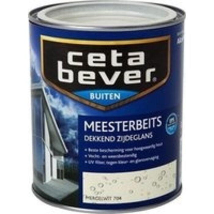 Cetabever Cetabever Dekkende Meesterbeits - 0,75 liter - Mergelwit
