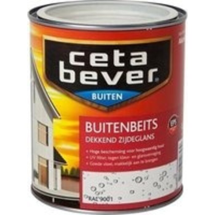 Cetabever CetaBever Dekkende Buitenbeits 0,75 L Ral 9001